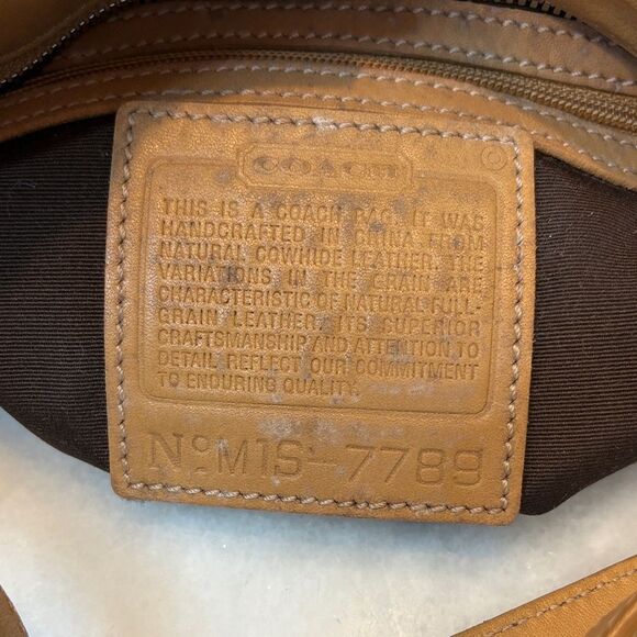 Coach Bag Purse Handbag Leather Vintage Hampton Hobo Shoulder Bag Pocketbook - Picture 15 of 16